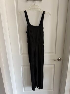 Madewell Black Sleeveless Jumpsuit